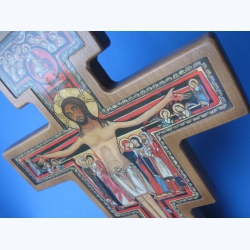 Krzyż Franciszkański (San Damiano) na ścianę 24 cm